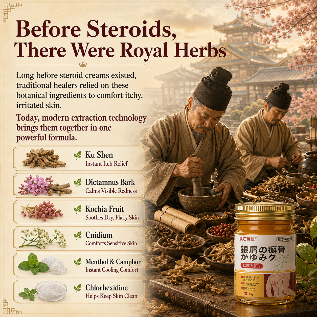 Herbal Psoriasis & Eczema Relief Skin Cream