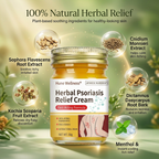 Natural herbal ingredients used in Hune Wellness Psoriasis Relief Cream manufactured in Japan